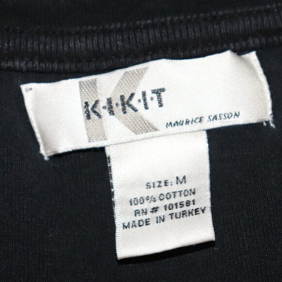 🖤✨ Kikit Collared Tee · Size M · Sleek & Structured - Picture 2 of 6